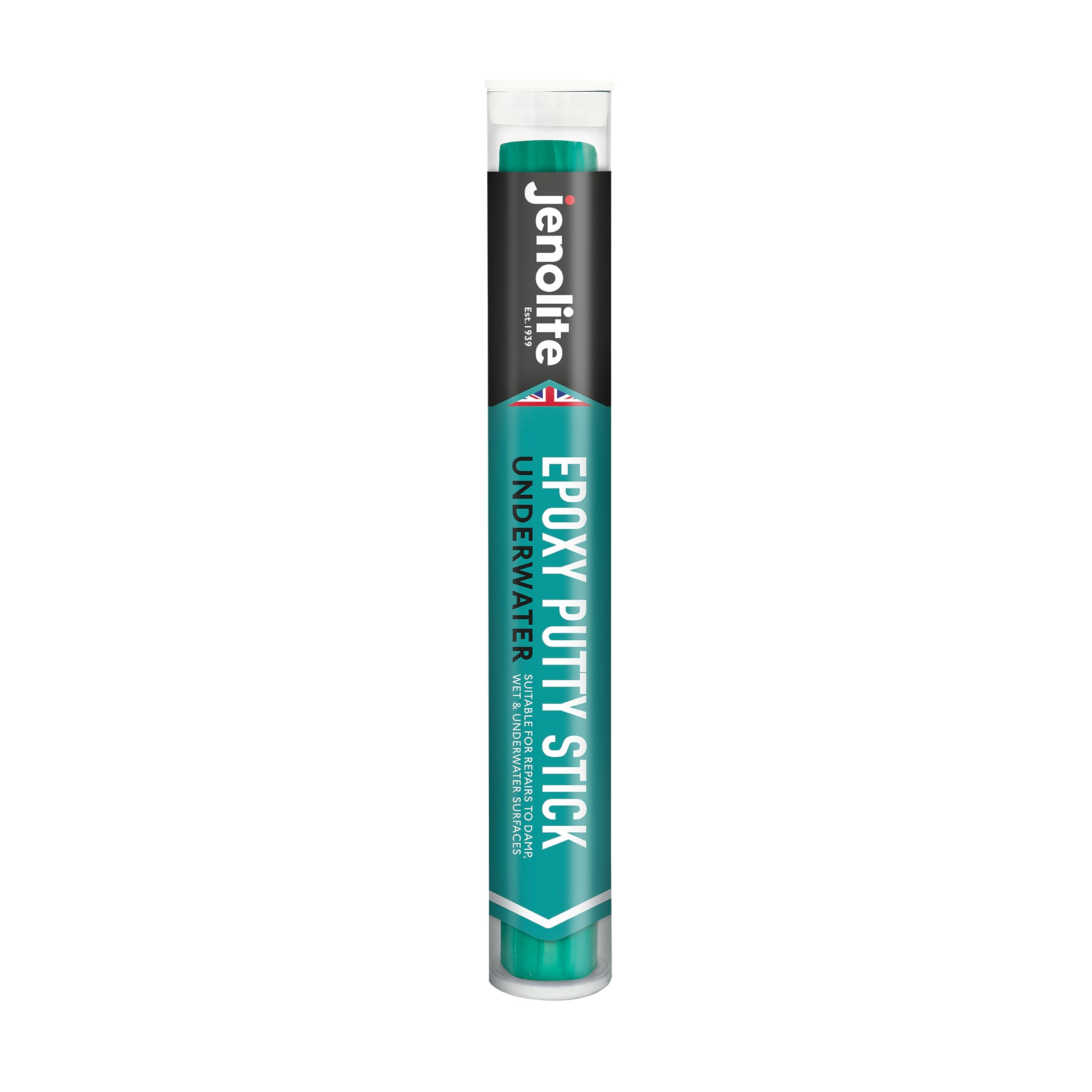 JENOLITE Epoxy Putty Repair Stick | UNDERWATER | 112g (7 Inches) | Apply Underwater | Ideal For Hot Tubs, Spas, Swimming Pools, Boats & More | Excellent as Plumbers Putty & Pipe Repair Epoxy Filler