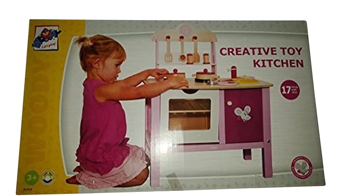 Hape International Woody Kinderküche Spielküche mit Zubehör NEU 17 tlg. Zubehör aus Holz