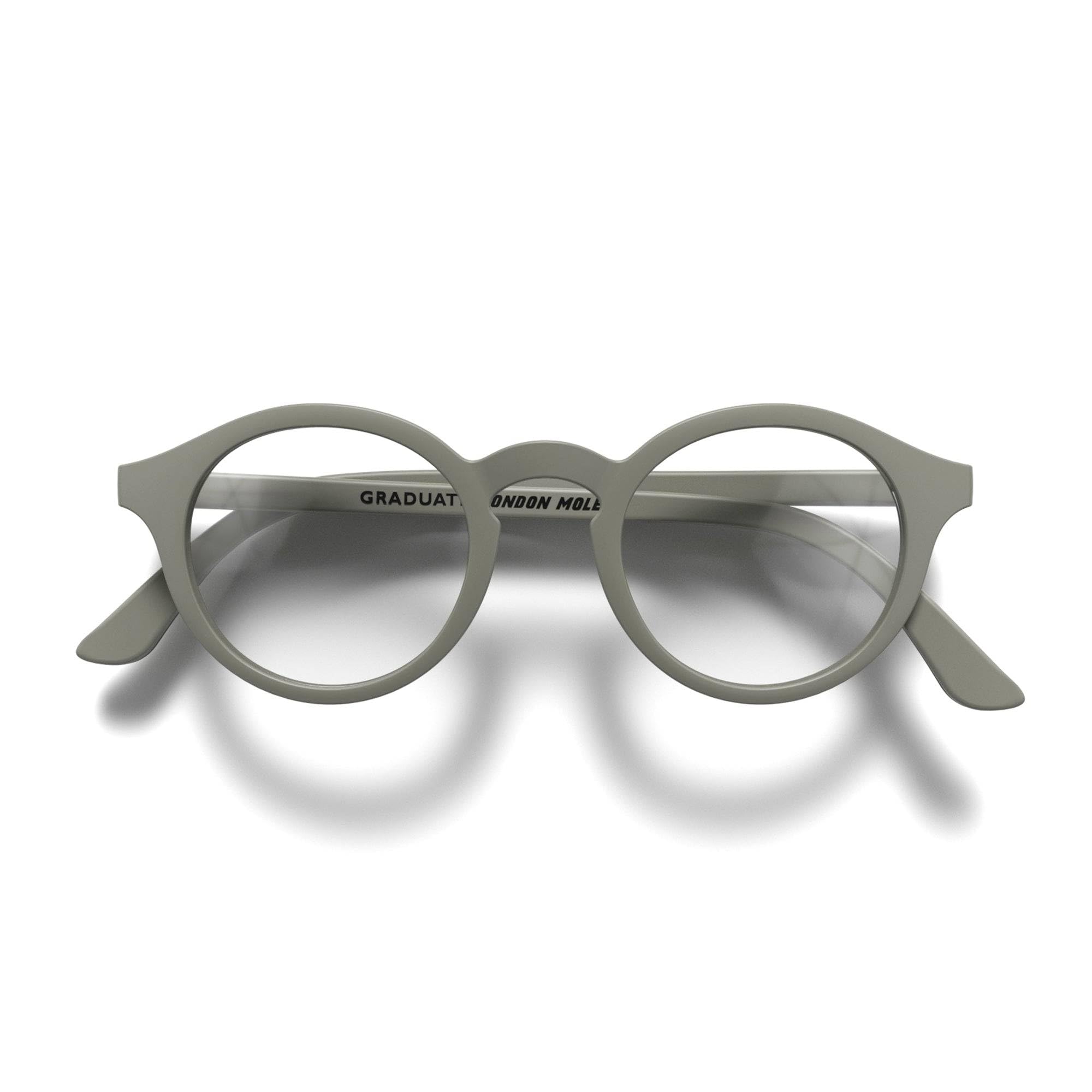 LONDON MOLE® Graduate reading glasses | Cool round panto shaped readers | Men’s Women’s Unisex | Spring hinges — image 1
