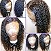 13x6 Lace Frontal Wigs for Black Women Pre Plucked Lace Wig Glueless Brazilian Remy Human Hair Wigs with Baby Hair (12 inch, 300% Density 360 Lace Frontal)
