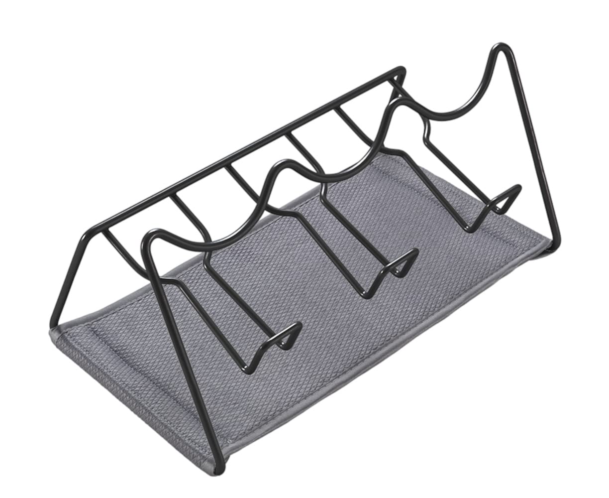 Metaltex Grey Metal Bottle Drainer for 3 — image 1