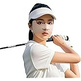 LKMUPNR UPF50+ Half Mask,Face Shield,Sun Screen Protector for Face with Adjustable Ear Straps, Golf Visors for Women Golfers