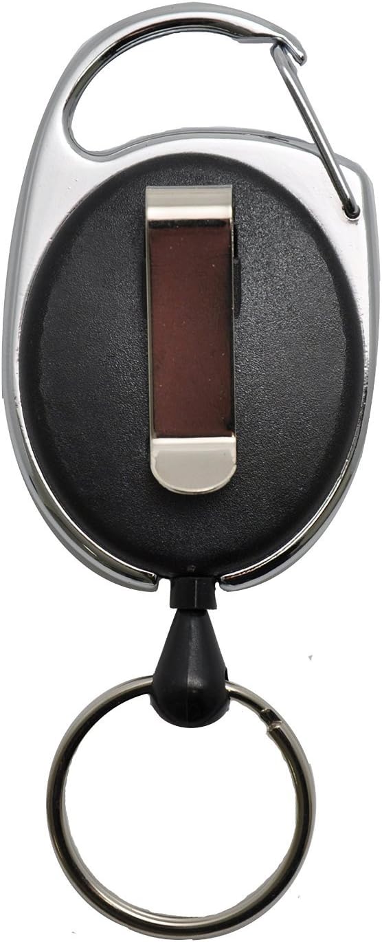 Yo-Yo with Key Ring and Belt Clip - Black