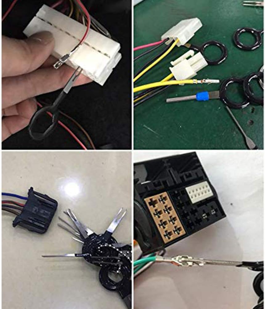 Amazon Co Jp コネクターピン抜き 端子除去ツール カプラー コネクター 配線 端子 外し 抜き 26種類 工具 カーターミナル取り外しキーツール配線コネクタエクストラクタプーラーリリースピン 26点セット Diy 工具 ガーデン