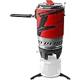 Fire Maple Polaris Cooking System | Portable Camping Backpacking Stove with Micro Regulated Valve | Electric Jet Burner Pot Set | Ideal Camp Water Boiler for Hiking Fishing Trekking Hunting (Black)