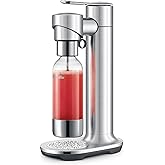 Breville BCA800BSS InFizz Fusion Sparkling Water and Beverage Carbonator, CO2 Cylinder Not Included, Brushed Stainless Steel