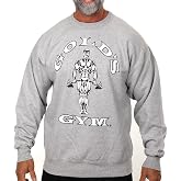 Gold's Gym Basic Sweatshirt - Official Licensed - BS-1 (XL, Gray Heather)