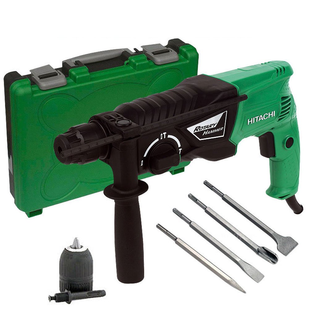 Hitachi & HiKOKI DH24PX 730W 3 Mode SDS Plus Hammer Drill 240V with
