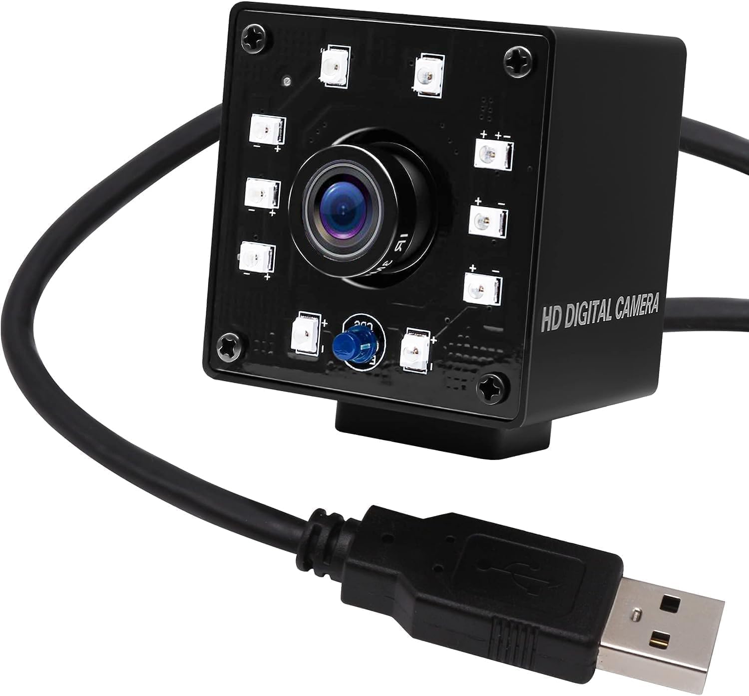 ELP KL36IR 1080P Full HD Infrared Night Vision PC Camera 720P/60FPS Plug and Play Camera Video Web Cam USB with IR Cut