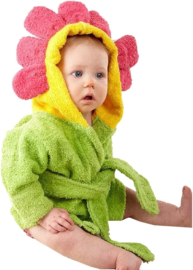 Uraqt Mignon Animal Peignoir Sortie De Bain Pour Bebe Nouveaute De Style Anime Robe De Chambre Le Bain Toilette De Bebe