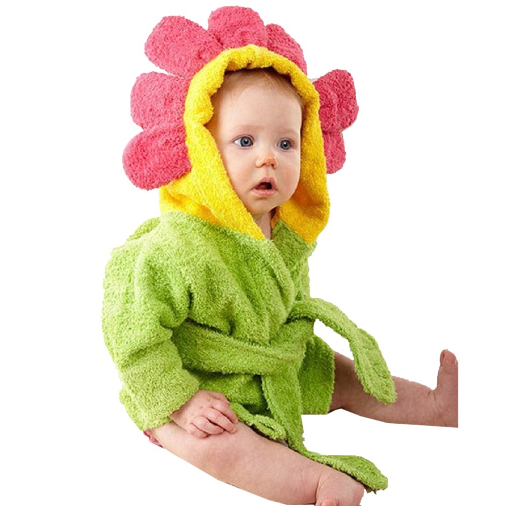 Uraqt Mignon Animal Peignoir Sortie De Bain Pour Bebe Nouveaute De Style Anime Robe De Chambre Le Bain Toilette De Bebe