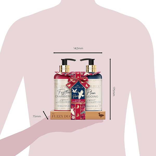 BAYLIS & HARDING THE FUZZY DUCK WINTER WONDERLAND LUXURY HAND CARE GIFT SET FOR WOMEN – VEGAN FRIENDLY