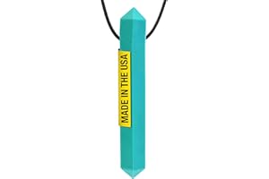 ARK THERAPEUTIC ARK Krypto-Bite, Chew Necklaces for Sensory Kids and Adults, Oral Fidget for Autism, ADHD, SPD, Anxiety, Medical-Grade Sensory Chew Necklace, XT, Firm, Teal