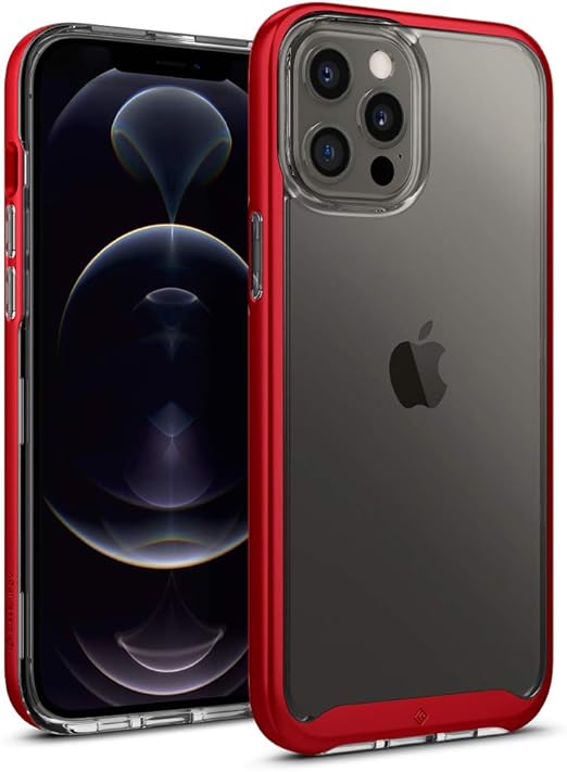 Amazon Com Caseology Skyfall Compatible With Iphone 12 Pro Max Case Red