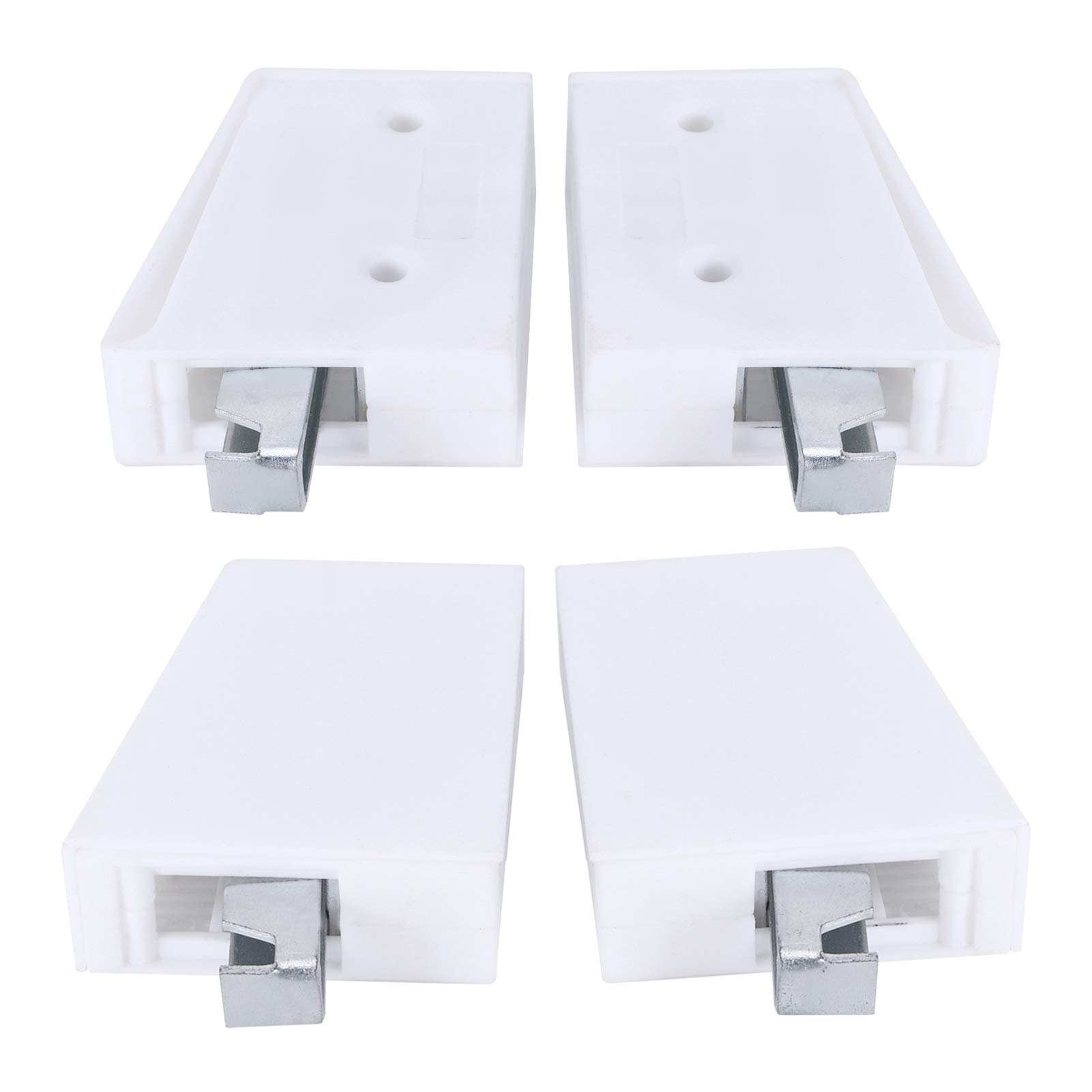 Universal Kitchen Cabinet Hanging Bracket and Wall Hanging Plate, 2Set Adjustable Cabinet Hanger with Mounting Plate Cupboard Furniture Hardware Parts