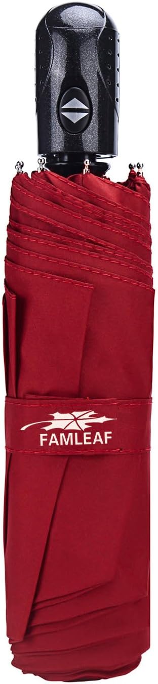Famleaf Compact Automatic Windproof Simple Umbrella