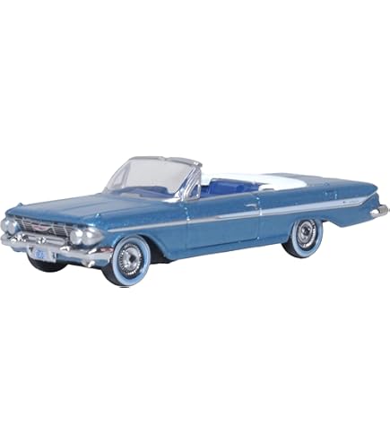 Amazon.com: Oxford Diecast 1958 Chevy Impala Sport Cay Coral