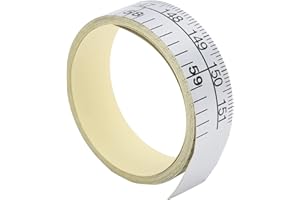 Adhesive Measuring Tape, 150cm Double Scale Sewing Measuring Ruler with Permanent Adhesive Backing, for Sewing Tailoring Body