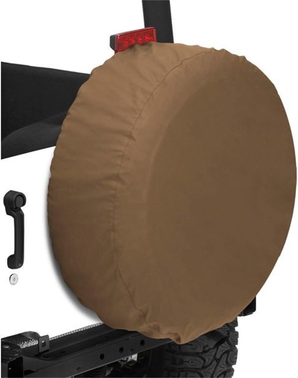 Bestop 61026-01 Black Crush X-Small Tire Cover for tires 26.5" diameter, 7.5" deep (fits original Samurai spare tire): Automotive