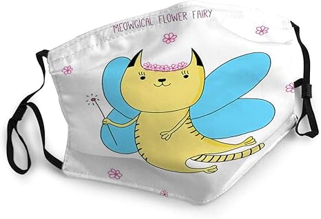 Amazon Co Jp 翼と魔法の杖を持つかわいい面白い妖精猫の口マスクフェイスマスクフェイススクラブ落書き 産業 研究開発用品 Amazon Co Jp 翼と魔法の杖を持つかわいい面白い妖精猫の口マスクフェイスマスクフェイススクラブ落書き 産業 研究開発用品