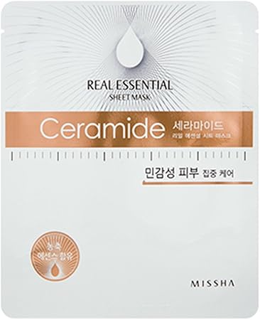 Amazon ミシャ Missha リアルエッセンシャル シートマスクセラミド 韓国 フェイス マスク パックシートパック 人気 フェイス シートマスクパック 25g X 30枚set Mask Sheet マ ス ク パ ッ ク 海外直送品 ミシャ Missha フェイス パック 通販
