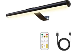 Arixinks Wireless Picture Light 16inch Rechargeable Battery Painting Light Full Metal with Remote, Led Accent Art Display Light for Wall with Dimmer and Timer for Artwork Portrait Dartboard