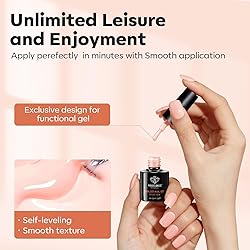 modelones Builder Nail Gel, 8-in-One Sheer Nude