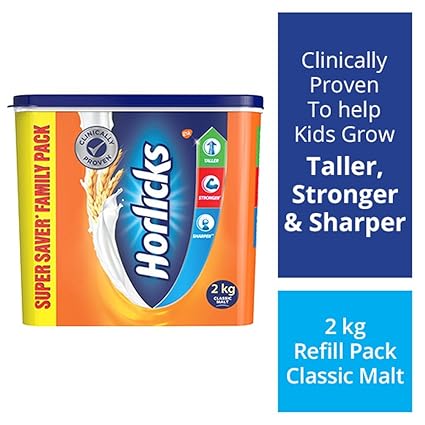 Horlicks Health & Nutrition drink-2Kg refill pack (Classic Malt)