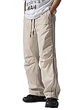 ZAFUL Men's Parachute Sweatpants Y2k Baggy Track