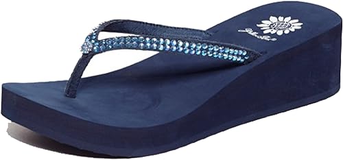 yellow box custard flip flops