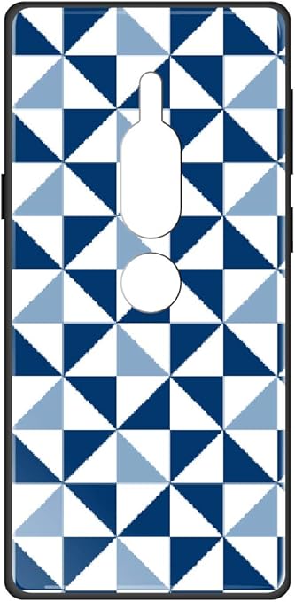 Amazon Xperia Xz2 Premium So 04k ケース 背面ガラスケース 角丸 ラウンド型 ブラック 市松模様 デザイン 和柄 人気 かわいい おしゃれ 3002 E 市松紺 エクスペリアxz2 プレミアム So04k Sov38 ケース 背面カバー Tpuバンパー 衝撃吸収 9h硬度 ハイブリッド