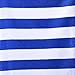 Wuudi Blue Stripes Cotton Large Beach Towel