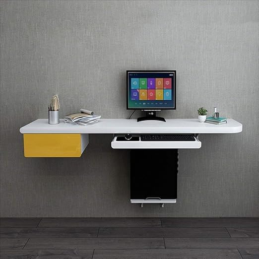 Yzjk Bedroom Double Computer Desk Desktop Wall Mounted Desk