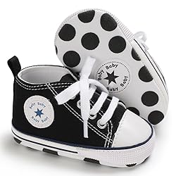 KKIIDDSS Unisex Baby Girls Boys Canvas High-top