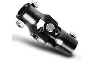 AUTOPTZXD Universal Steering Shaft U Joint Shaft 5/8"- 36 Spline x 3/4" DD Working Angle 35° Degree Length 83mm Single U Joint