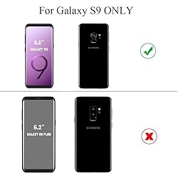 Unov Case Compatible with Galaxy S9 Case Clear with