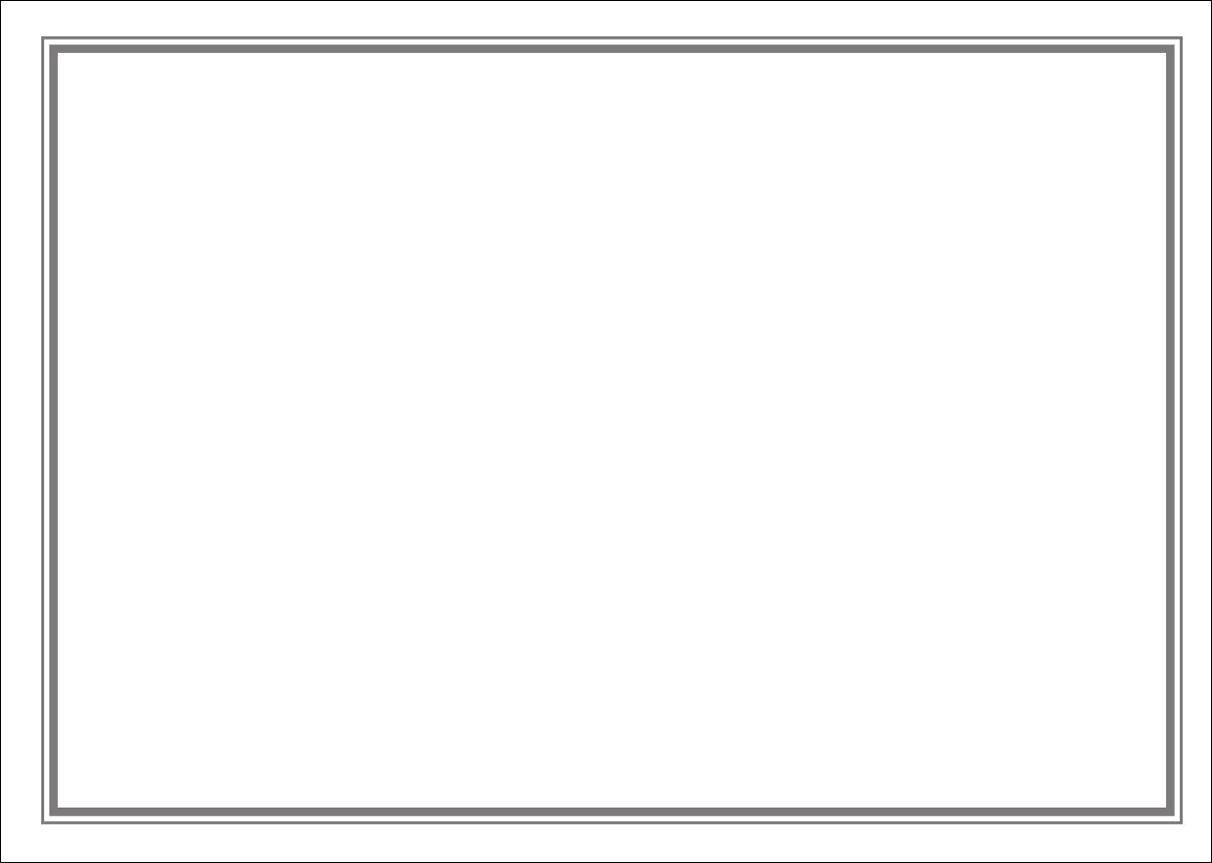 25 Mourning Envelopes - C6-162 x 114 mm with Silk Lining in Anthracite, with Grey Double Frame, Grey Silk Lining, 100 g/m²