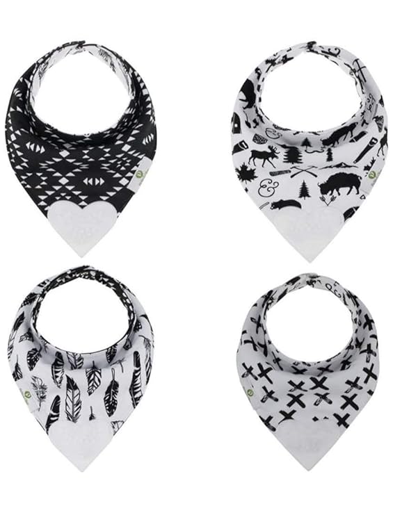 bibs with teethers attached