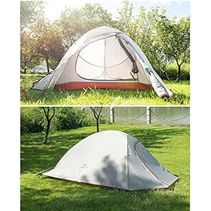 NatureHike cloud up2 - Tenda da campeggio 4-stagioni ultra-leggera, impermeabile e antivento, per 2 persone - immagine 8
