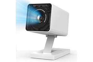 Mini Projector, 4K Portable Video Projector with WiFi 6 & Bluetooth 5.4, 150 ANSI Automatic Vertical Correction, Home Cinema 