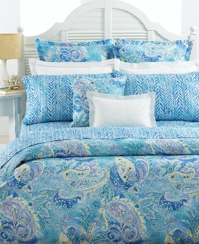Lauren By Ralph Lauren Bedding Jamaica Blue Paisley Full Queen