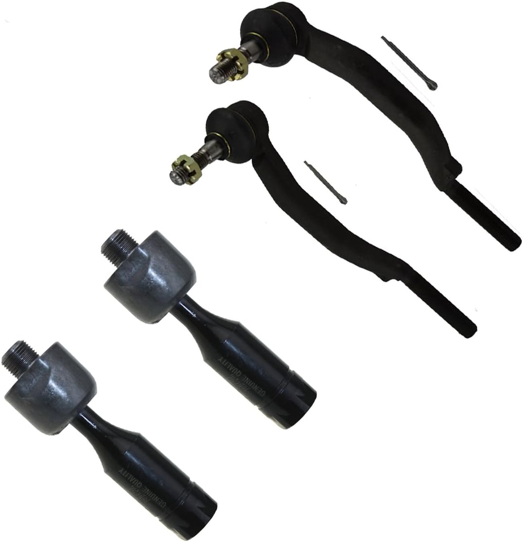 6 pc New Front /& Rear Stabilizer Bars Outer Tie Rods Kit  for Trailblazer Envoy