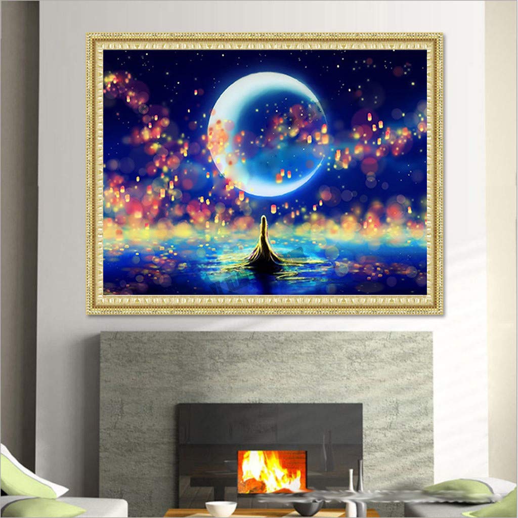 YWLINK DIY 5D Planeta Conjunto De Pintura De Diamante Pintura ...