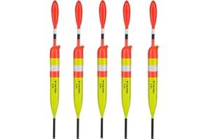 THKFISH Fishing Floats and Bobbers, Balsa Floats Crappie Fishing Bobbers, Slip Bobbers for Fishing Crappie Bluegill Trout Bas