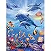 Whitelotous 5D Diamond Painting Underwater World DIY Embroidery Cross Stitch Kit Bedroom Decor 16 X 12