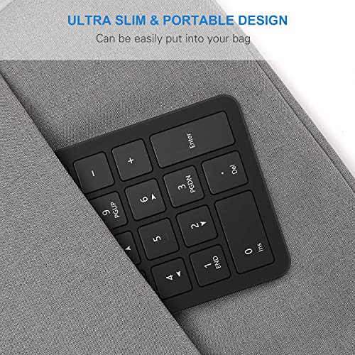 Bluetooth Numeric Keypad, Jelly Comb 22Key Portable Slim Bluetooth