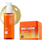 Mise En Scene Perfect Serum Original and Hair Masks - Heat Protectant | Heat Protectant Hair Oil for Frizzy &amp; Dry | Argan Oil | Visibly Smooths &amp; Softens | Add Shine All Hair Types | Damage Repair