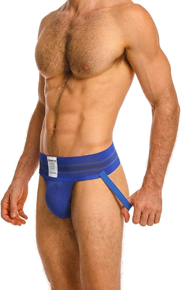 BSHETR Men's Athletic Supporters Jockstrap Active Underwear at  Men’s Clothing store