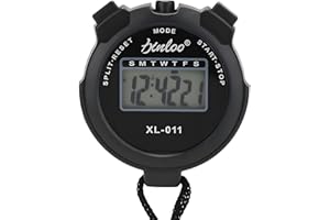 TopHomer Handheld Stopwatch Digital Chronograph Sport Counter Training Eletronic Count Up Timer Stop Watch with Large Display