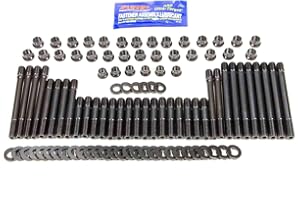 ARP 2344321 Pro Series Cylinder Head Studs, with 12-Point Style Nuts, for Select Chevrolet Small Block Applications